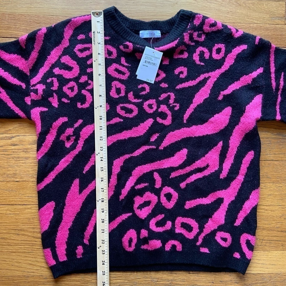 Elodie Mixed Animal Print Sweater - Picture 3 of 9